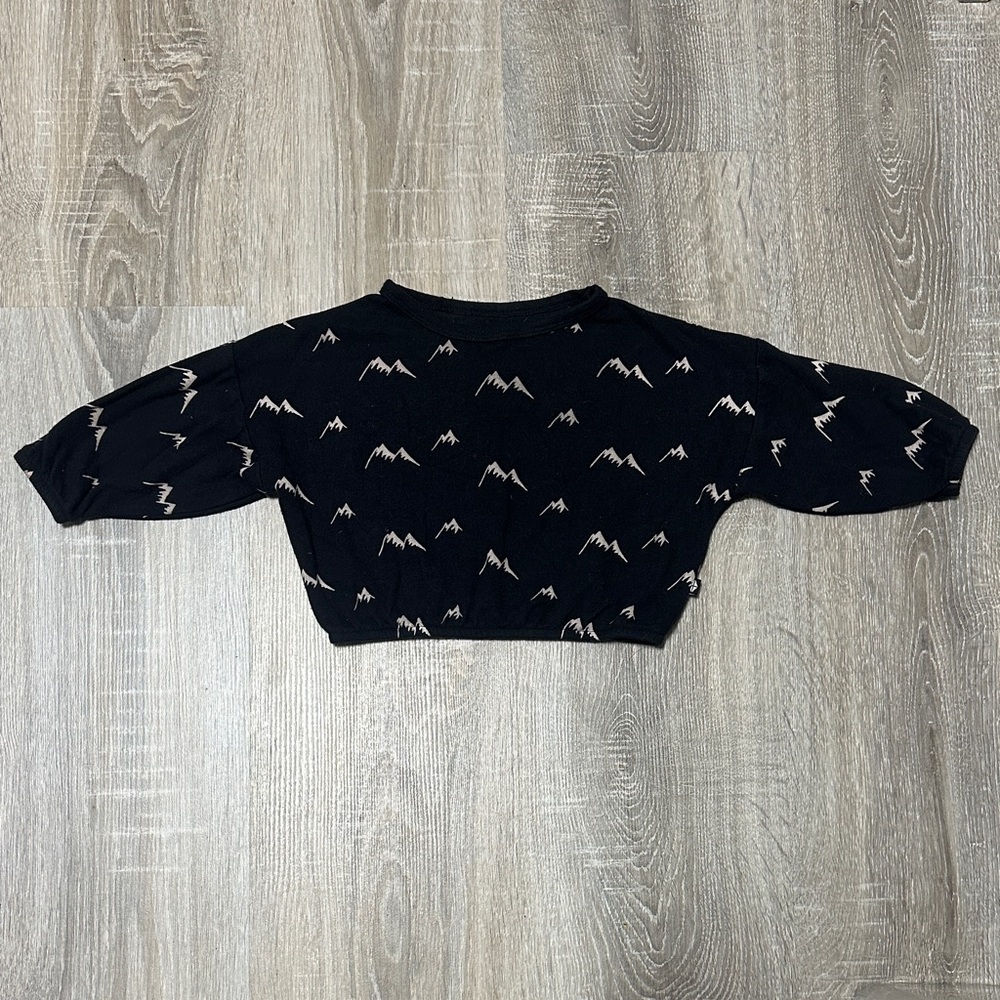Kyte Baby Mountain Drop Shoulder Crew
